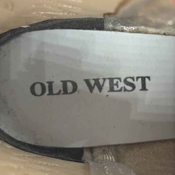 Old West Girls Pink Leather Cowboy Cowgirl Boots - Size 3 COW7126 - Picture 6 of 7